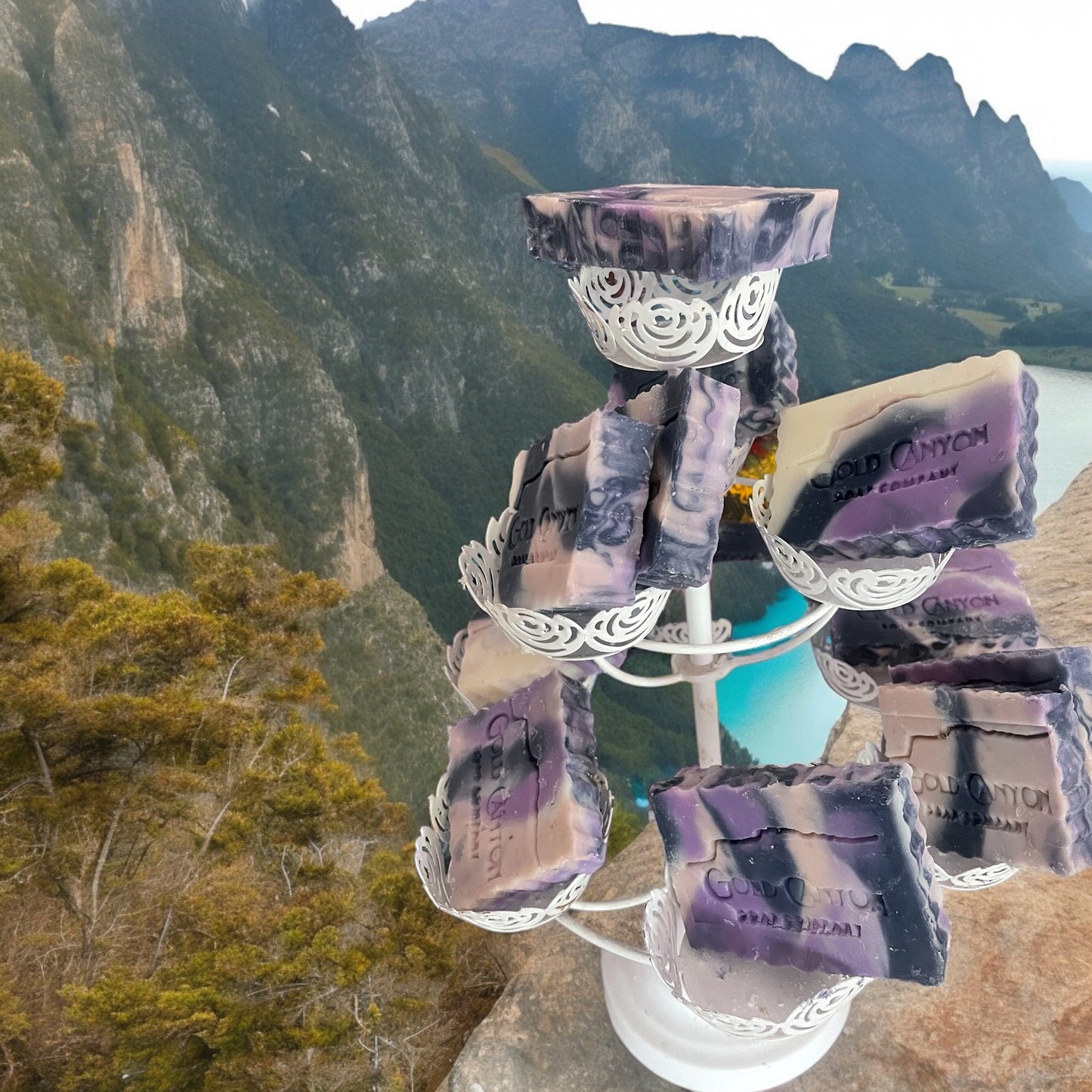 Prospector's Lavender Goat Milk Soap and Soap Saver